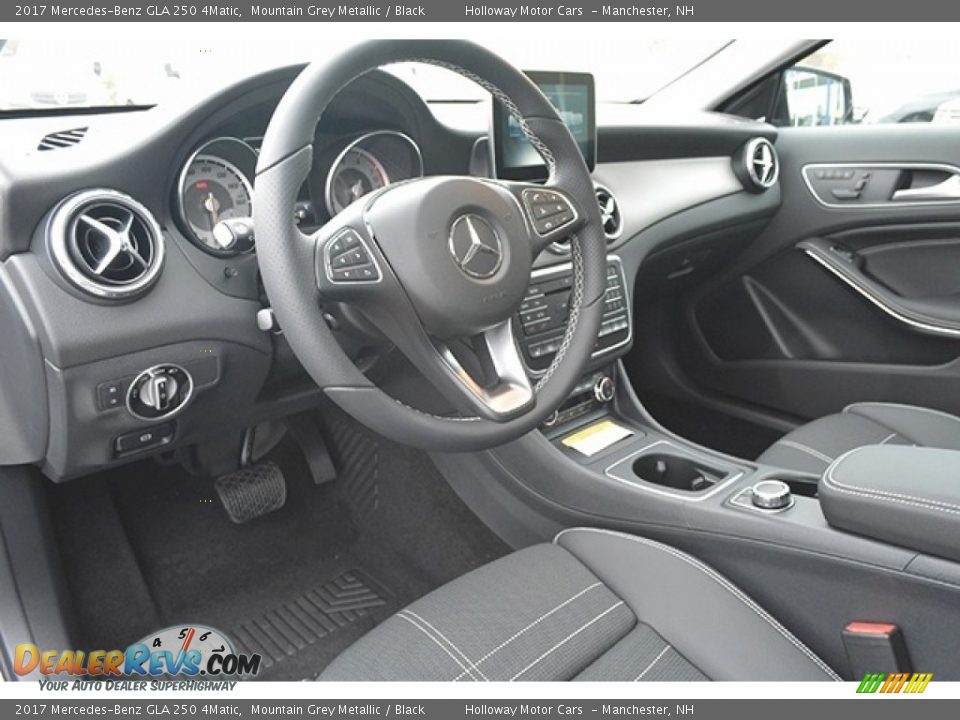 Black Interior - 2017 Mercedes-Benz GLA 250 4Matic Photo #6