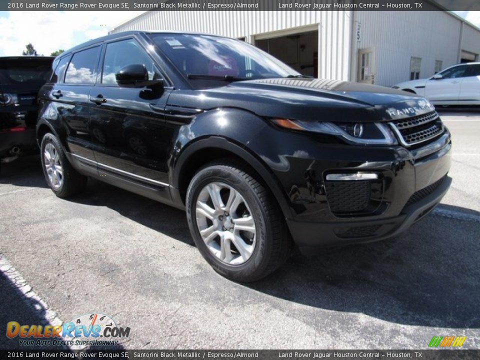 2016 Land Rover Range Rover Evoque SE Santorini Black Metalllic / Espresso/Almond Photo #1