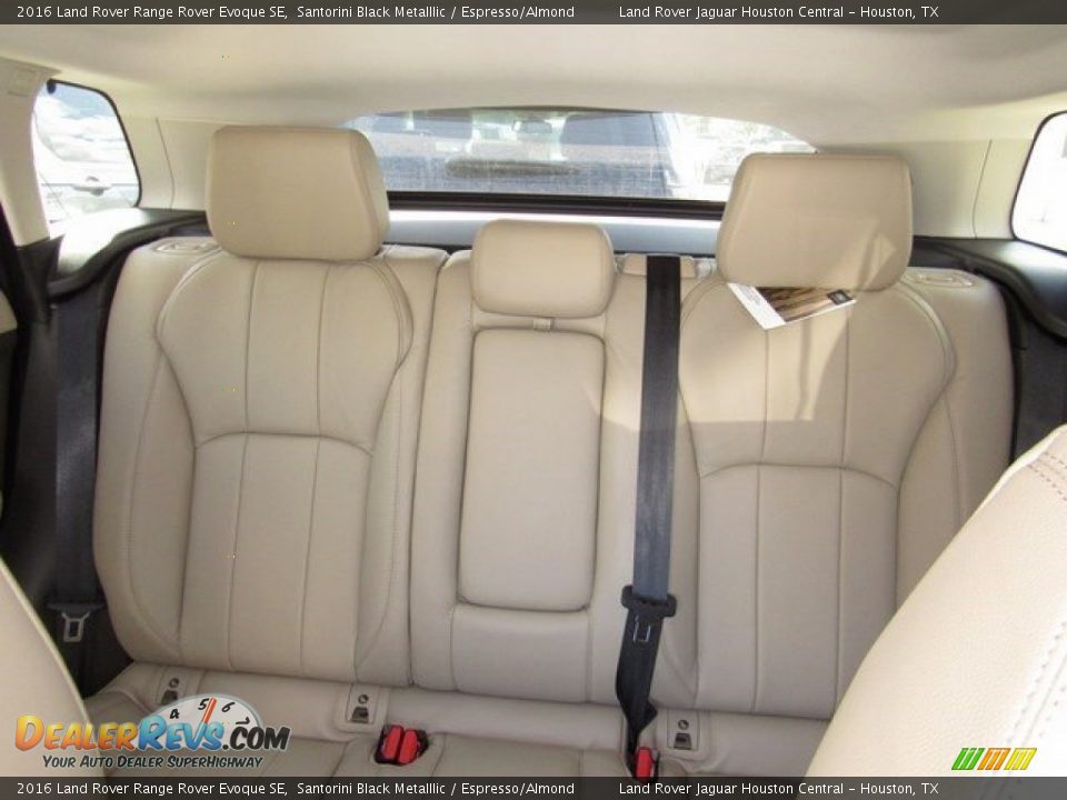 2016 Land Rover Range Rover Evoque SE Santorini Black Metalllic / Espresso/Almond Photo #5