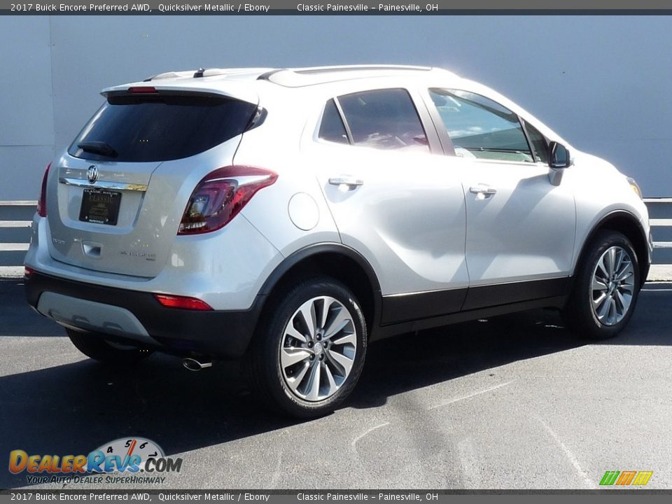 2017 Buick Encore Preferred AWD Quicksilver Metallic / Ebony Photo #2