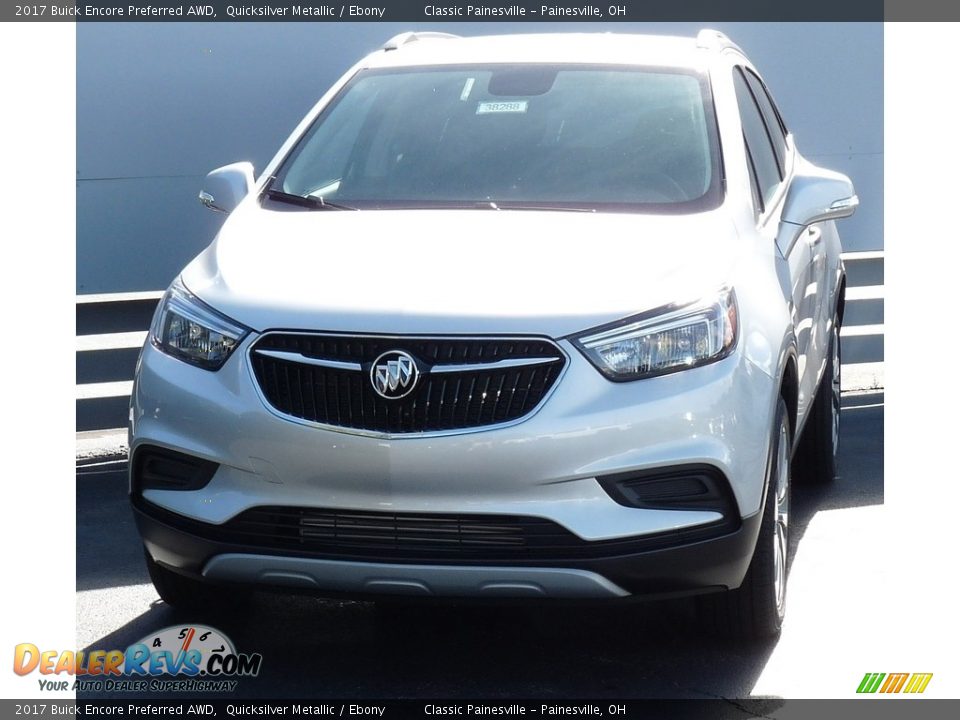 2017 Buick Encore Preferred AWD Quicksilver Metallic / Ebony Photo #4