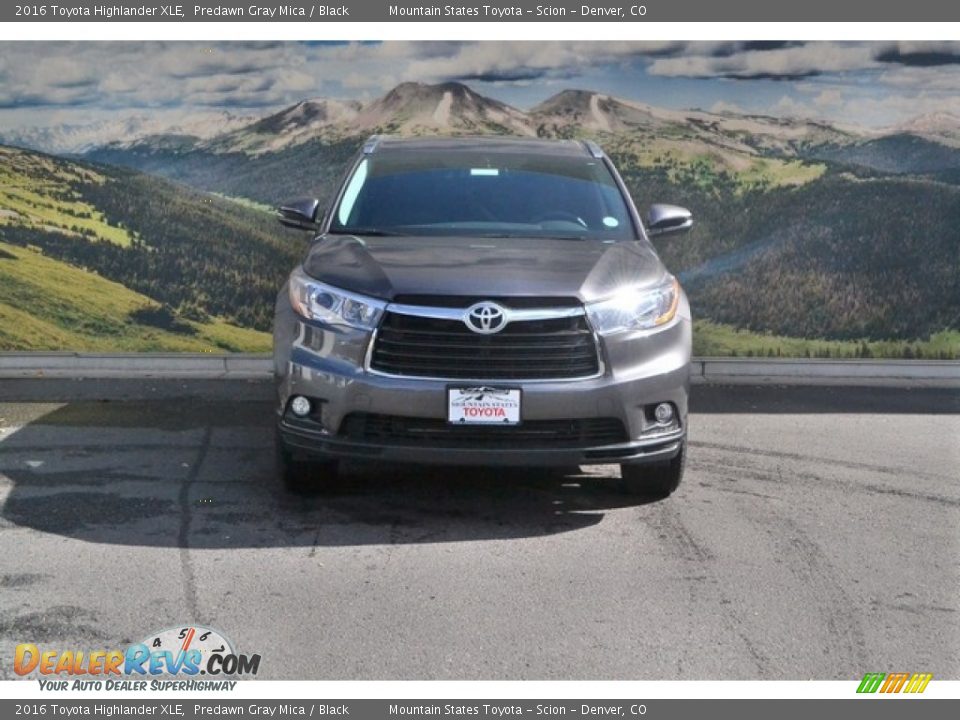 2016 Toyota Highlander XLE Predawn Gray Mica / Black Photo #2