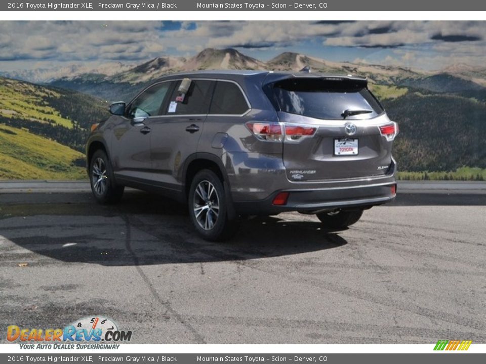 2016 Toyota Highlander XLE Predawn Gray Mica / Black Photo #3