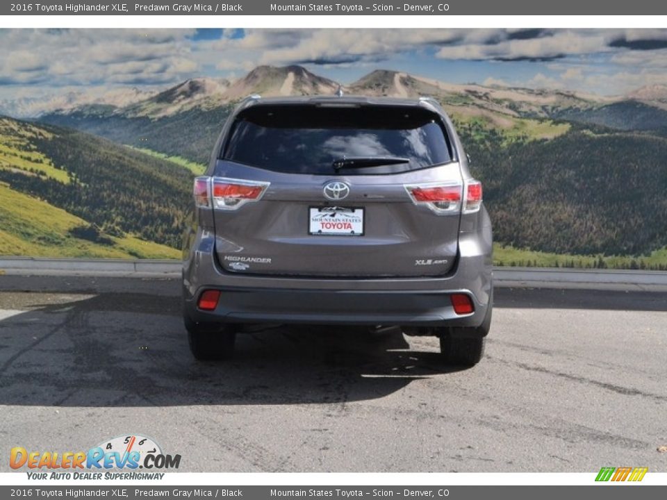 2016 Toyota Highlander XLE Predawn Gray Mica / Black Photo #4
