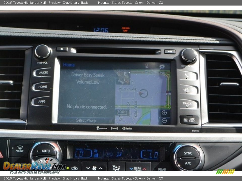 2016 Toyota Highlander XLE Predawn Gray Mica / Black Photo #5