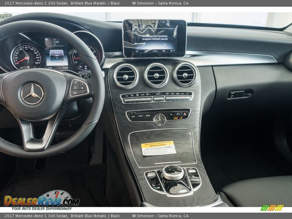 2017 Mercedes-Benz C 300 Sedan Brilliant Blue Metallic / Black Photo #8