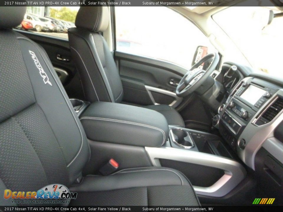 Black Interior - 2017 Nissan TITAN XD PRO-4X Crew Cab 4x4 Photo #3