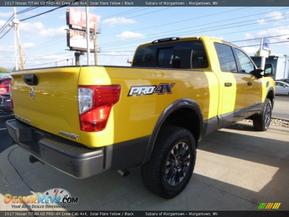 Solar Flare Yellow 2017 Nissan TITAN XD PRO-4X Crew Cab 4x4 Photo #7