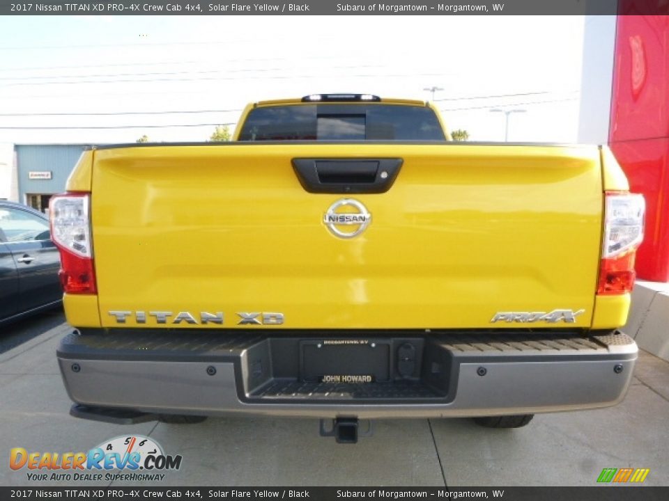 Solar Flare Yellow 2017 Nissan TITAN XD PRO-4X Crew Cab 4x4 Photo #8