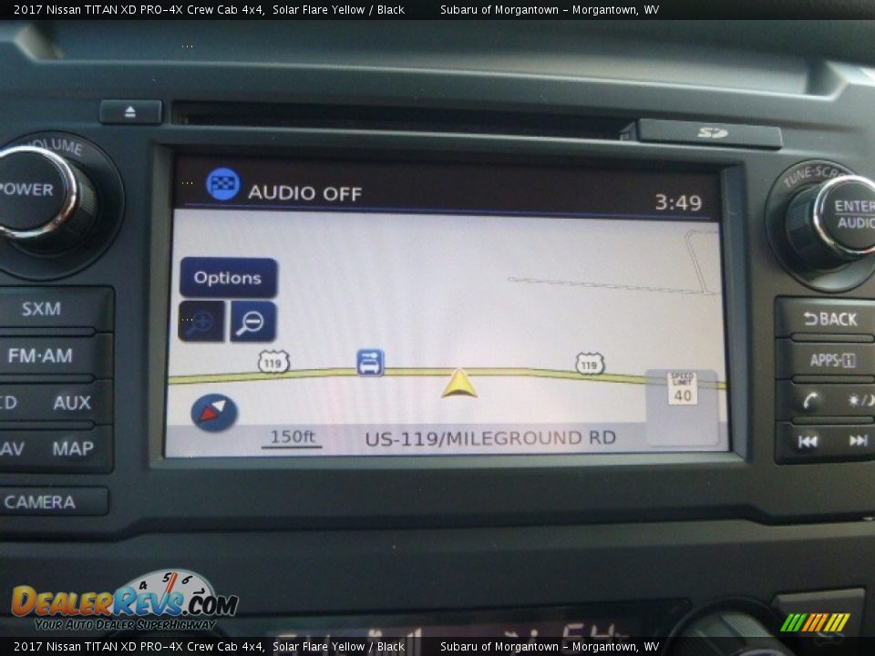Navigation of 2017 Nissan TITAN XD PRO-4X Crew Cab 4x4 Photo #17