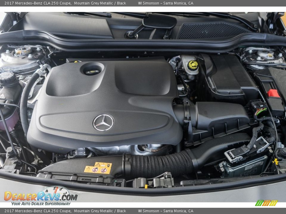 2017 Mercedes-Benz CLA 250 Coupe Mountain Grey Metallic / Black Photo #9