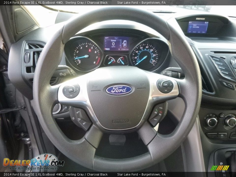 2014 Ford Escape SE 1.6L EcoBoost 4WD Sterling Gray / Charcoal Black Photo #16