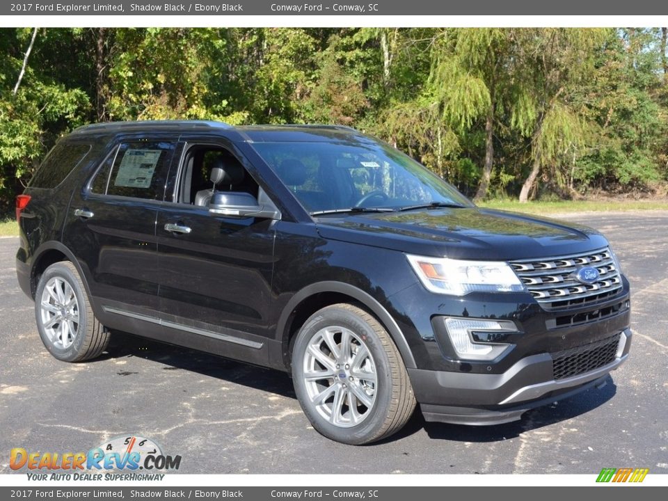 2017 Ford Explorer Limited Shadow Black / Ebony Black Photo #1
