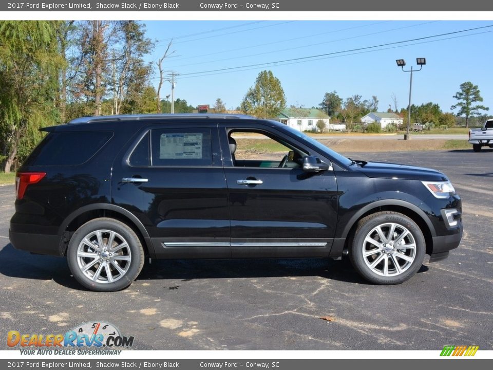Shadow Black 2017 Ford Explorer Limited Photo #2