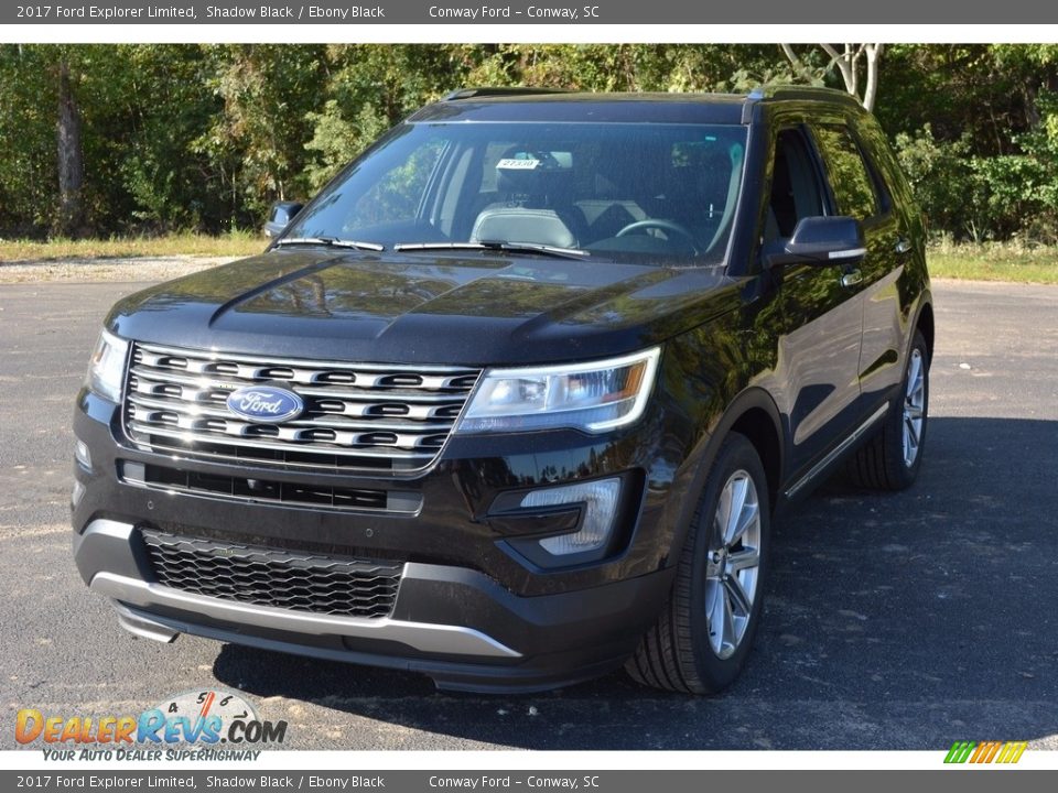 2017 Ford Explorer Limited Shadow Black / Ebony Black Photo #11