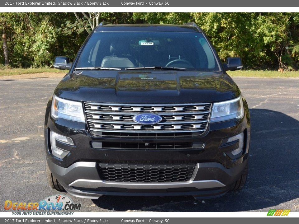 2017 Ford Explorer Limited Shadow Black / Ebony Black Photo #12