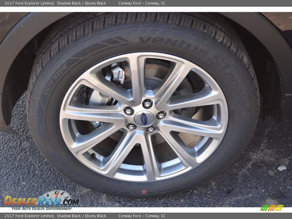 2017 Ford Explorer Limited Shadow Black / Ebony Black Photo #13