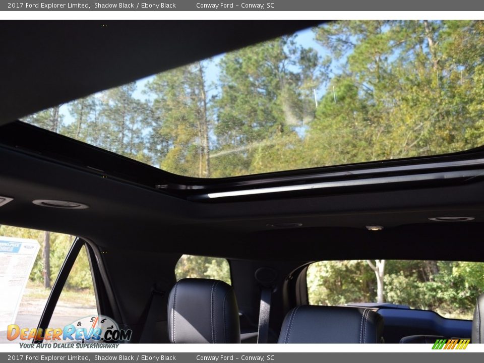 2017 Ford Explorer Limited Shadow Black / Ebony Black Photo #15