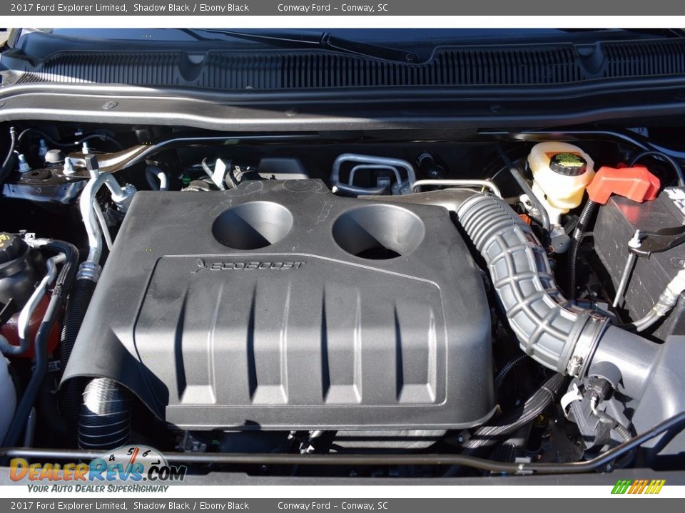 2017 Ford Explorer Limited Shadow Black / Ebony Black Photo #16