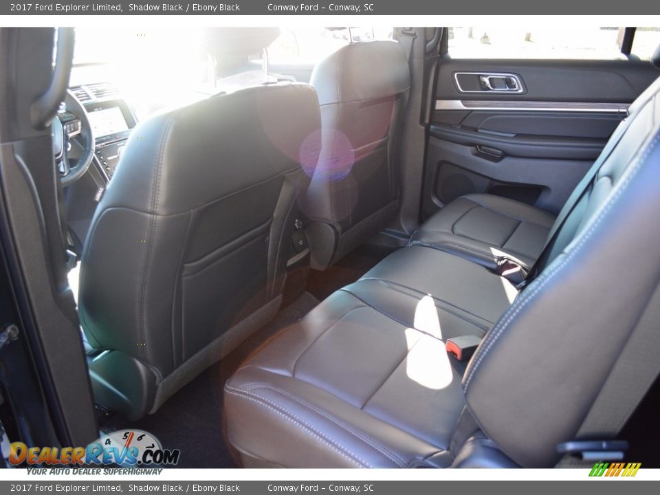 2017 Ford Explorer Limited Shadow Black / Ebony Black Photo #18