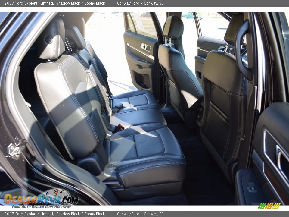2017 Ford Explorer Limited Shadow Black / Ebony Black Photo #19