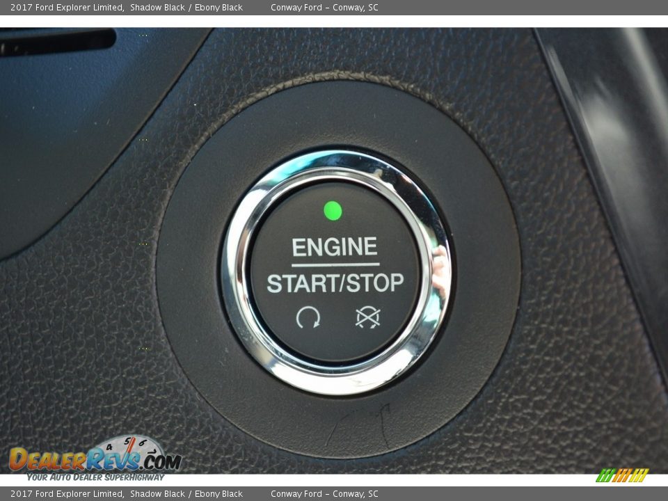 2017 Ford Explorer Limited Shadow Black / Ebony Black Photo #24