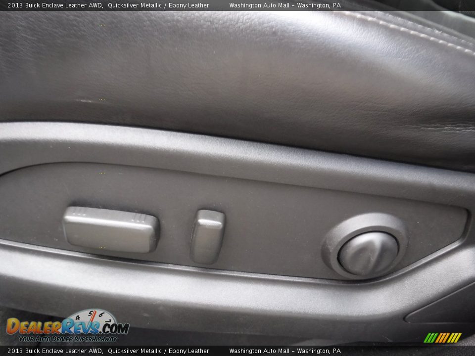 2013 Buick Enclave Leather AWD Quicksilver Metallic / Ebony Leather Photo #15
