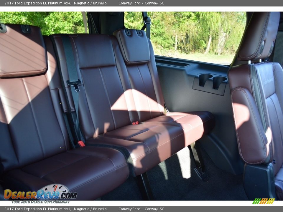 Rear Seat of 2017 Ford Expedition EL Platinum 4x4 Photo #20
