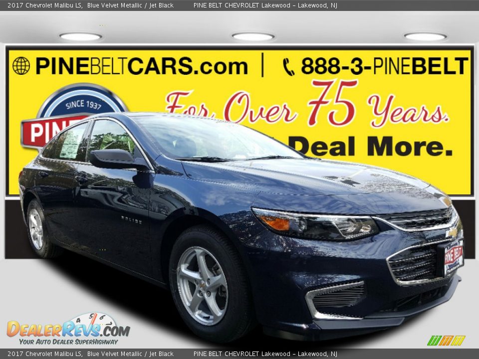 2017 Chevrolet Malibu LS Blue Velvet Metallic / Jet Black Photo #1
