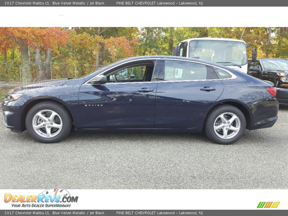 2017 Chevrolet Malibu LS Blue Velvet Metallic / Jet Black Photo #3