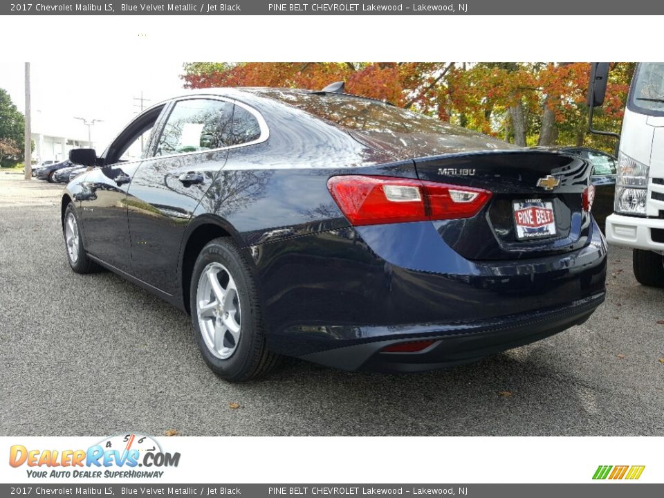 2017 Chevrolet Malibu LS Blue Velvet Metallic / Jet Black Photo #4