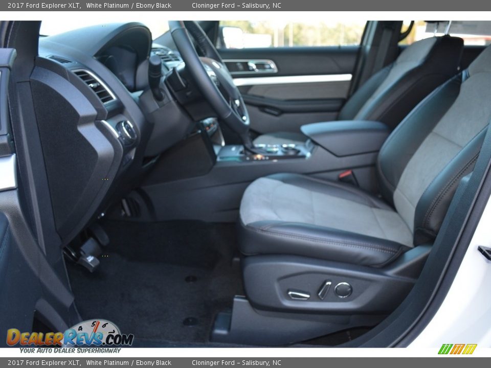 2017 Ford Explorer XLT White Platinum / Ebony Black Photo #6