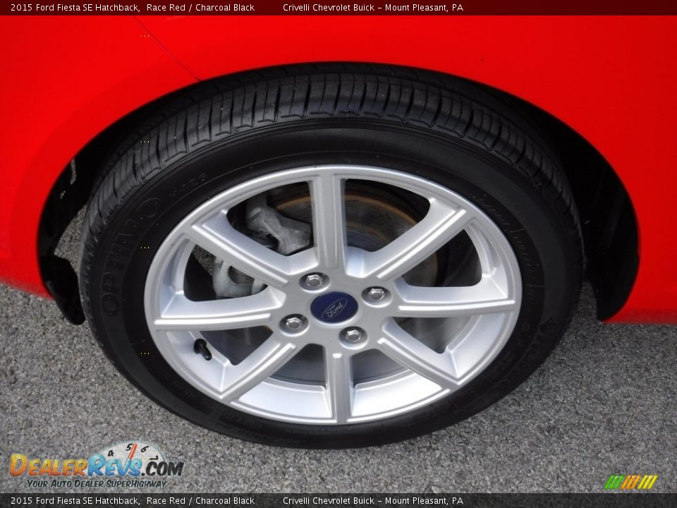 2015 Ford Fiesta SE Hatchback Race Red / Charcoal Black Photo #4