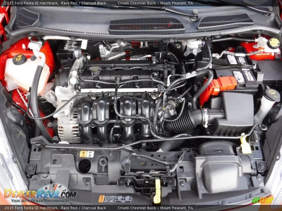 2015 Ford Fiesta SE Hatchback Race Red / Charcoal Black Photo #11