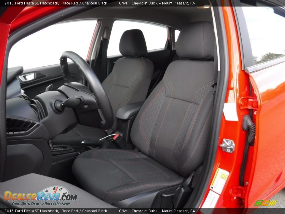 2015 Ford Fiesta SE Hatchback Race Red / Charcoal Black Photo #13