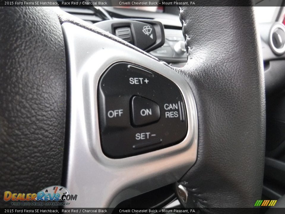 2015 Ford Fiesta SE Hatchback Race Red / Charcoal Black Photo #23