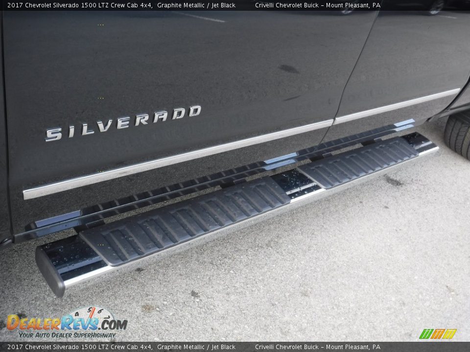 2017 Chevrolet Silverado 1500 LTZ Crew Cab 4x4 Graphite Metallic / Jet Black Photo #4