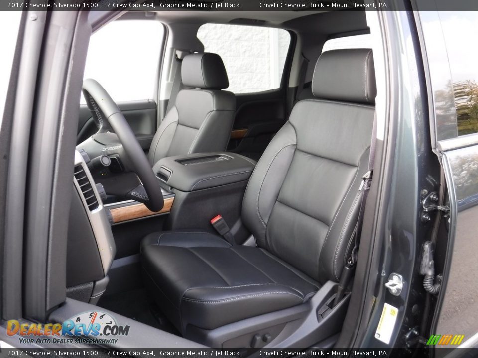 Front Seat of 2017 Chevrolet Silverado 1500 LTZ Crew Cab 4x4 Photo #12