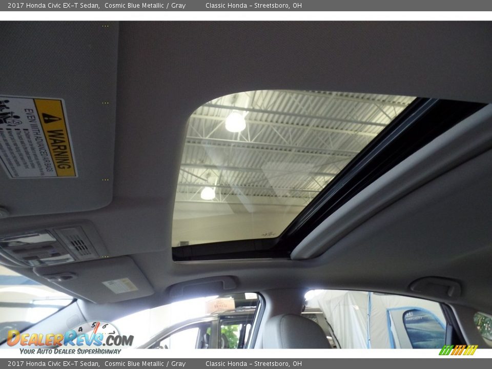 Sunroof of 2017 Honda Civic EX-T Sedan Photo #21