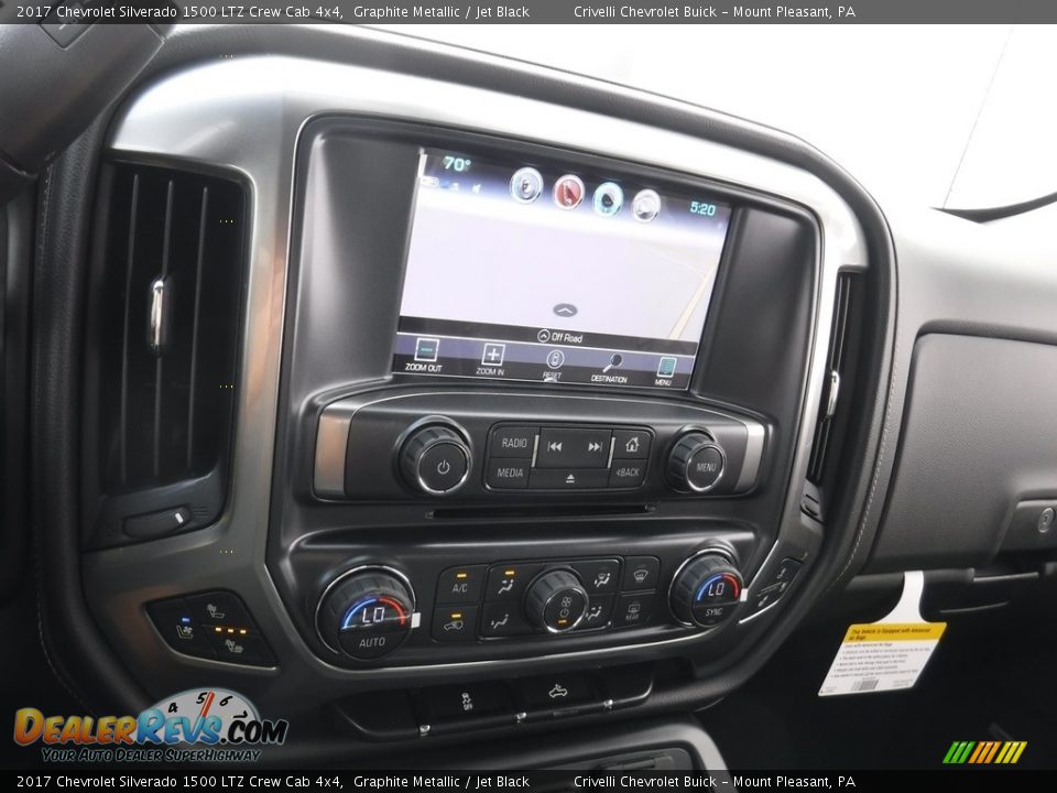 Controls of 2017 Chevrolet Silverado 1500 LTZ Crew Cab 4x4 Photo #18
