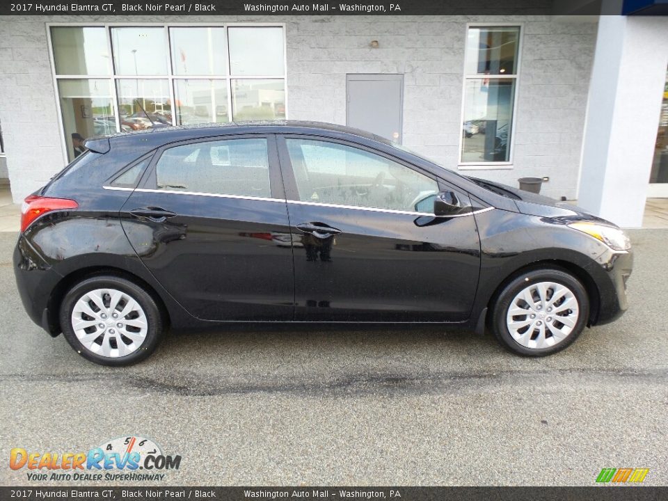 Black Noir Pearl 2017 Hyundai Elantra GT  Photo #2