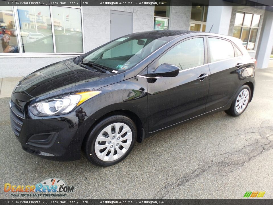 Black Noir Pearl 2017 Hyundai Elantra GT  Photo #5