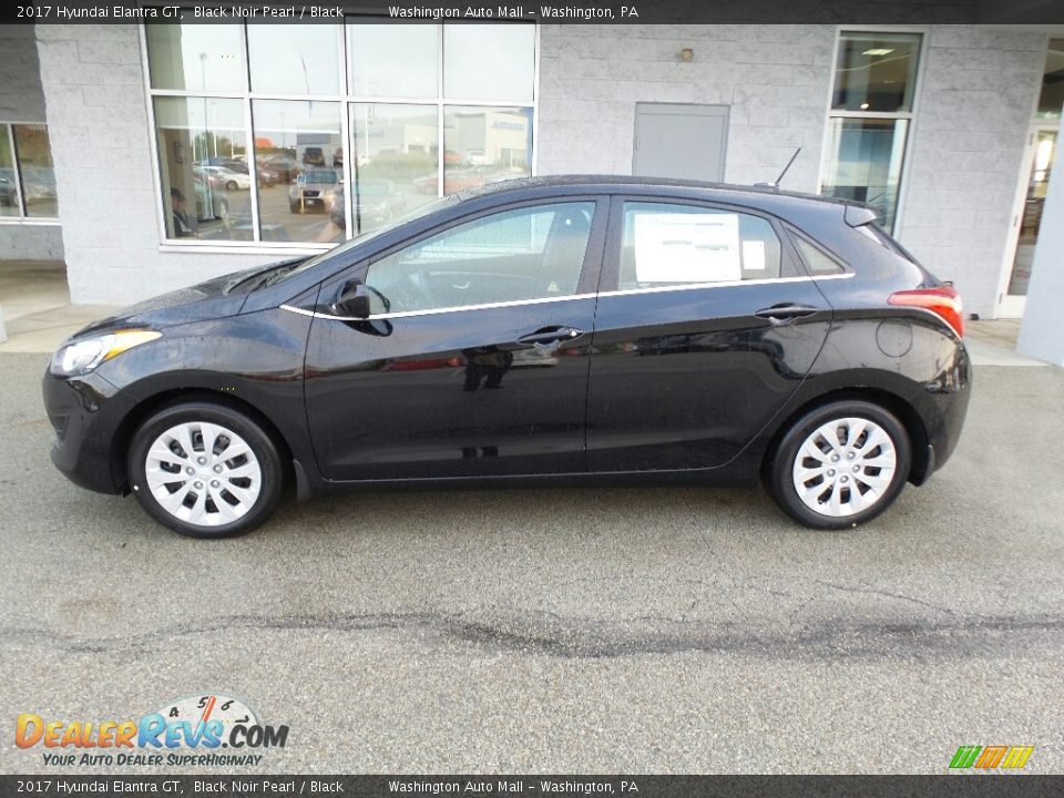Black Noir Pearl 2017 Hyundai Elantra GT  Photo #6