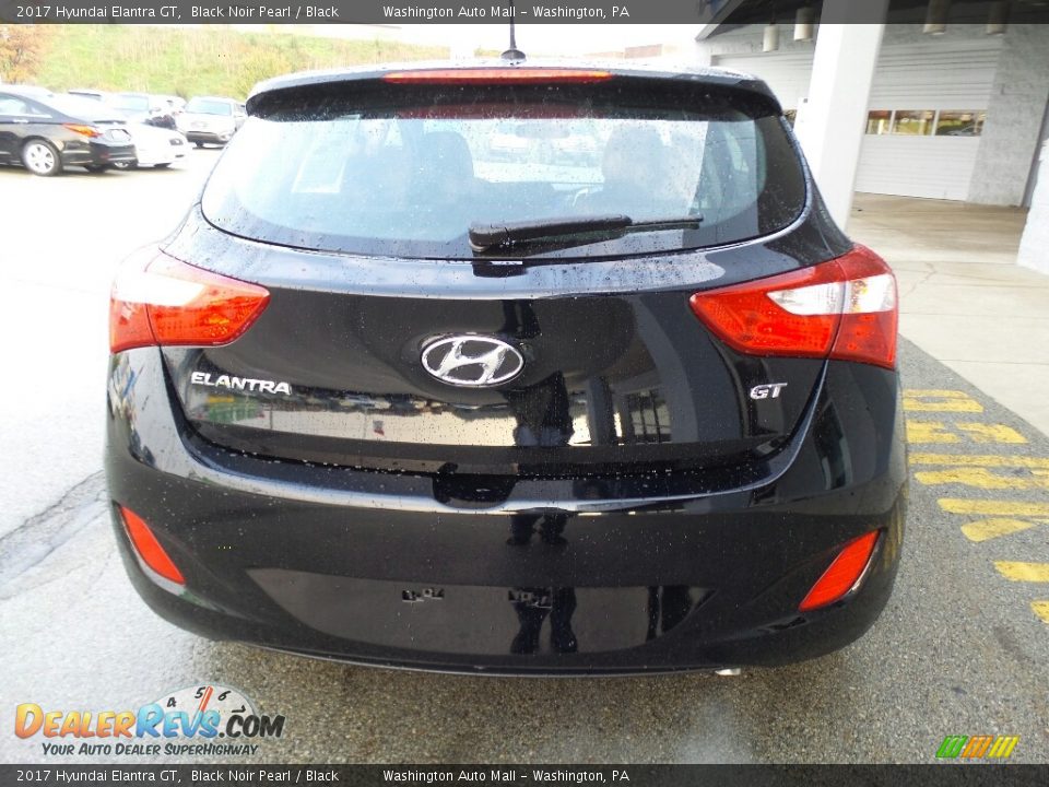 Black Noir Pearl 2017 Hyundai Elantra GT  Photo #7