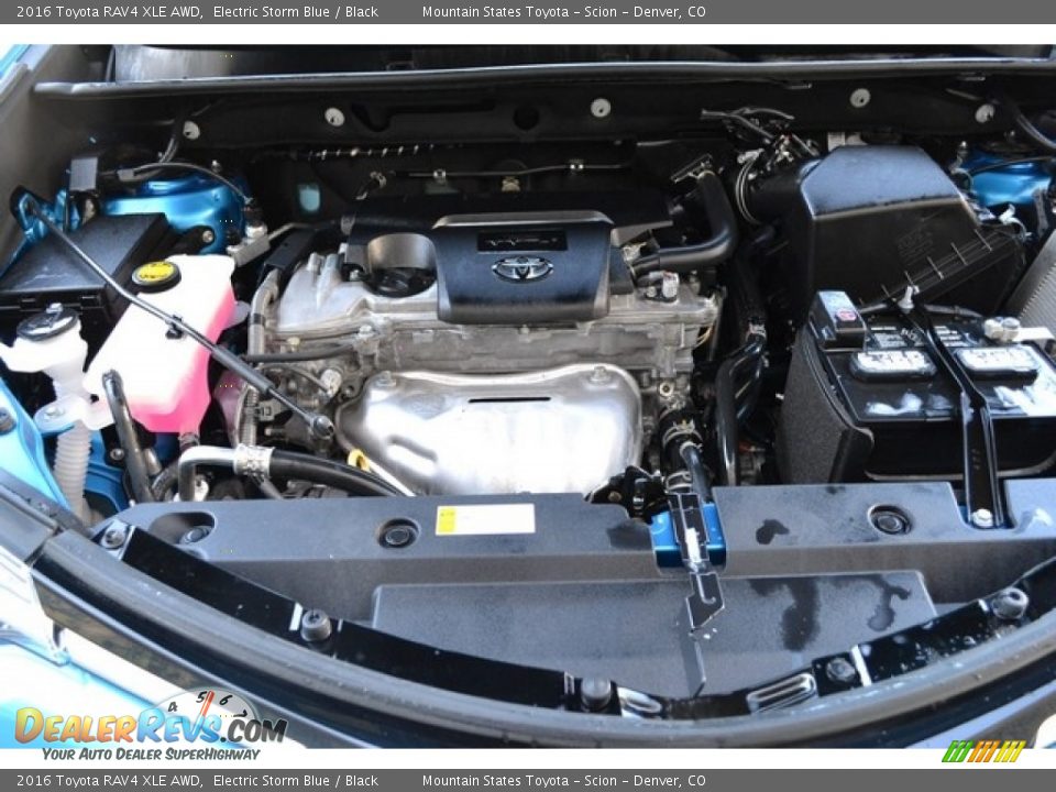 2016 Toyota RAV4 XLE AWD Electric Storm Blue / Black Photo #28