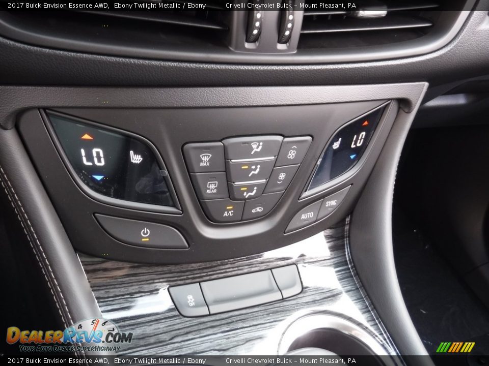 Controls of 2017 Buick Envision Essence AWD Photo #19