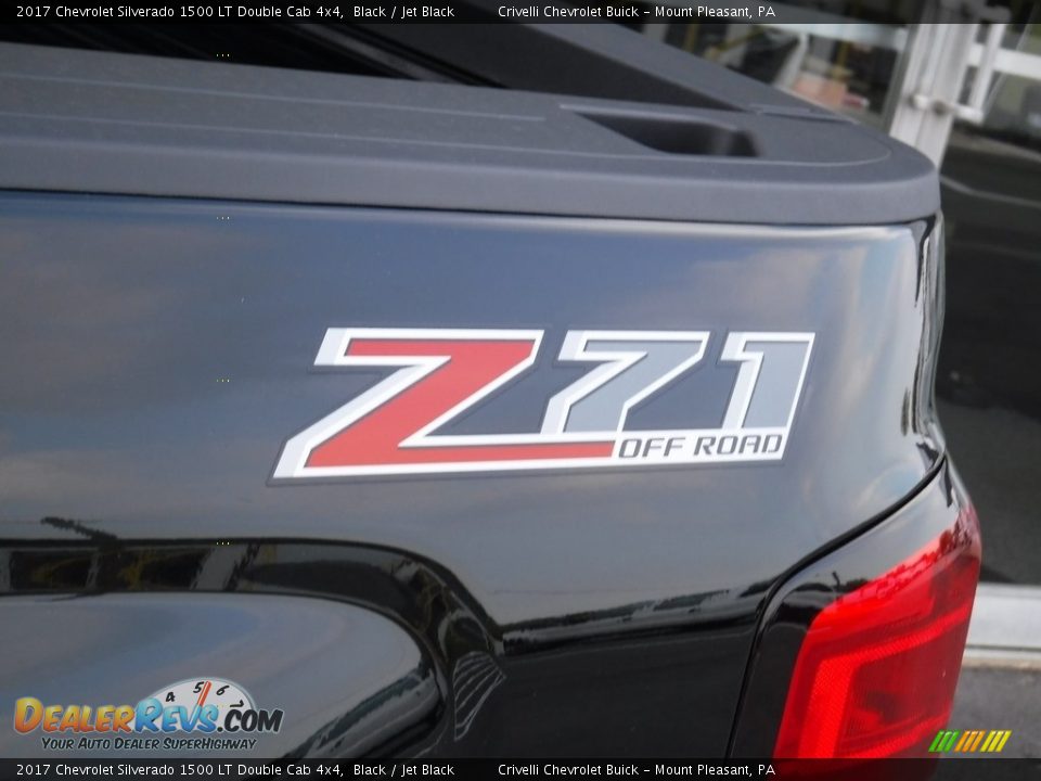 2017 Chevrolet Silverado 1500 LT Double Cab 4x4 Black / Jet Black Photo #4