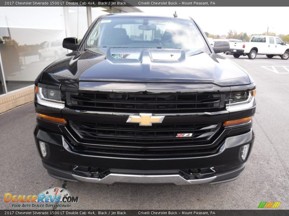 2017 Chevrolet Silverado 1500 LT Double Cab 4x4 Black / Jet Black Photo #5