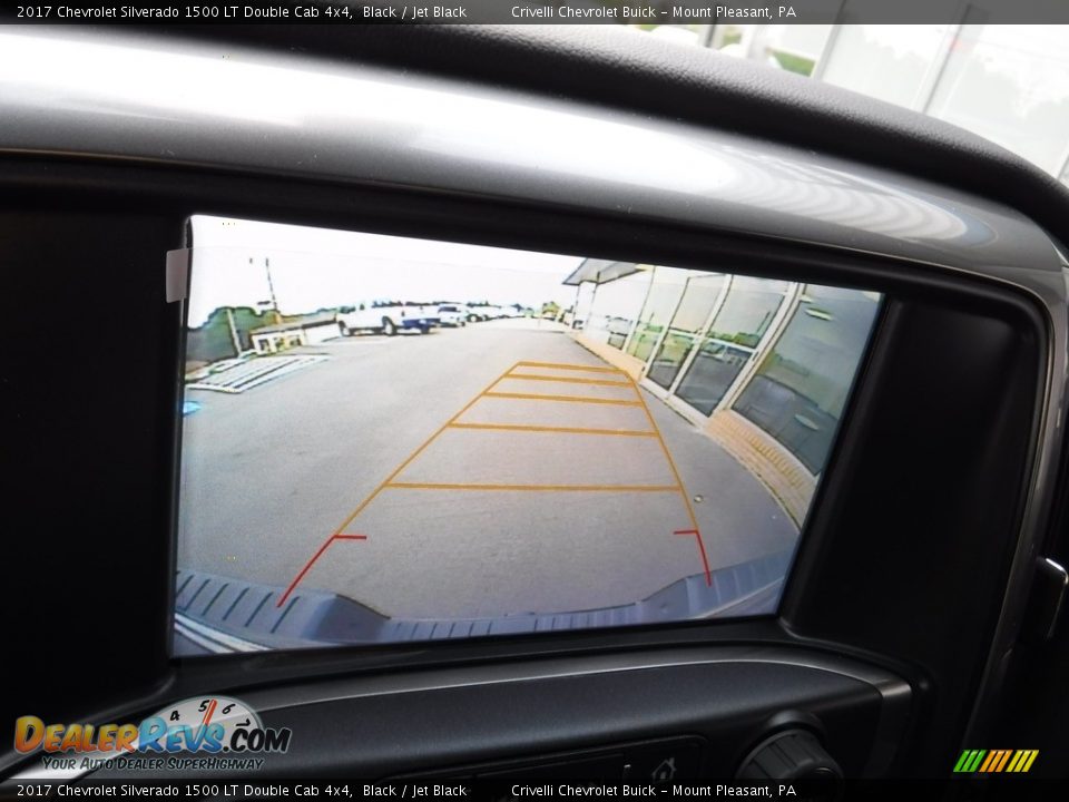 2017 Chevrolet Silverado 1500 LT Double Cab 4x4 Black / Jet Black Photo #15