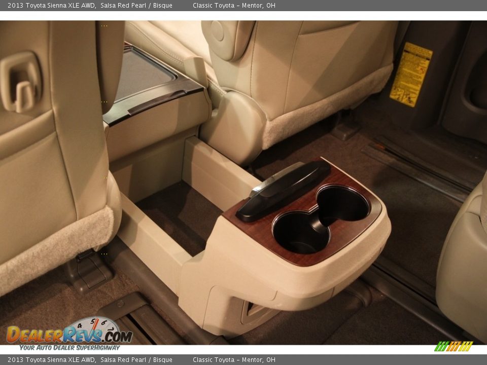 2013 Toyota Sienna XLE AWD Salsa Red Pearl / Bisque Photo #21